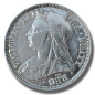 1900 United Kingdom Victoria Veiled Head Half Crown Silver Coin